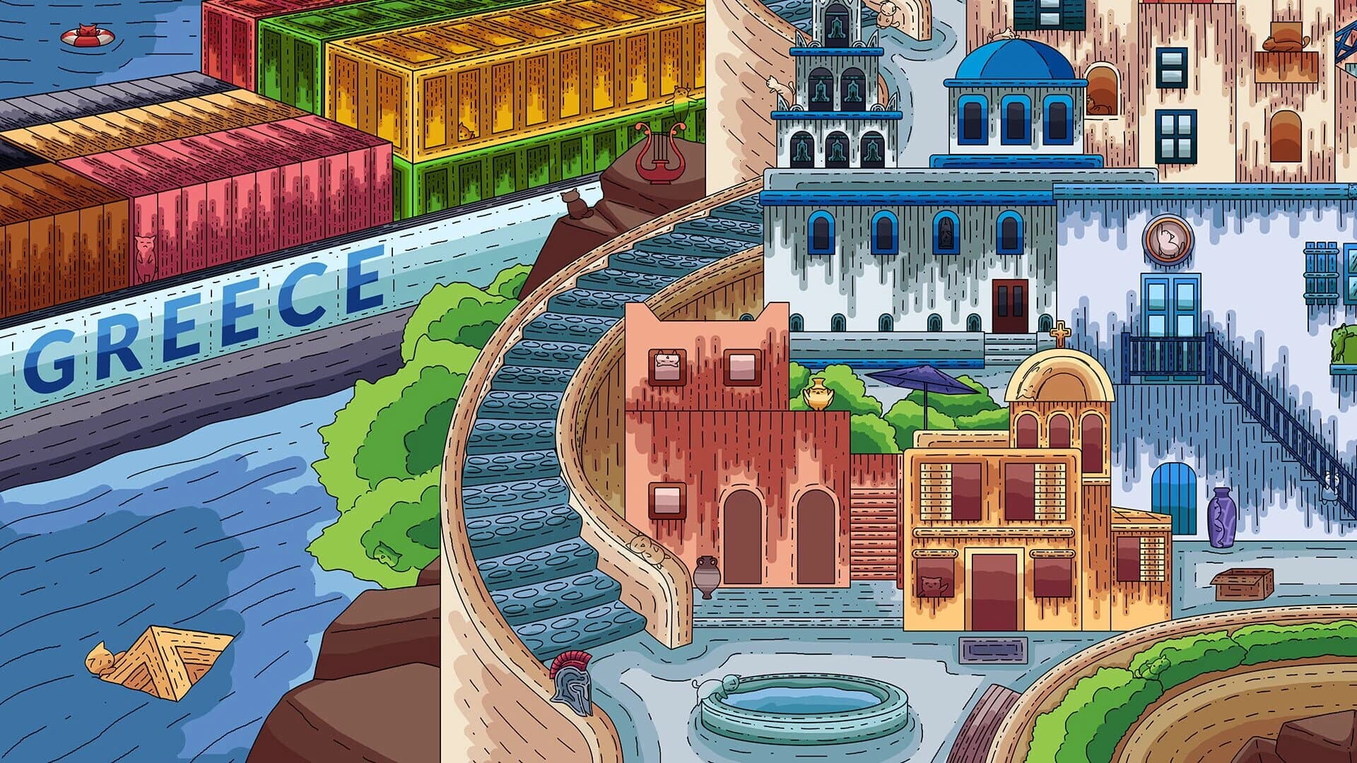 100 Greece Cats screenshot 5