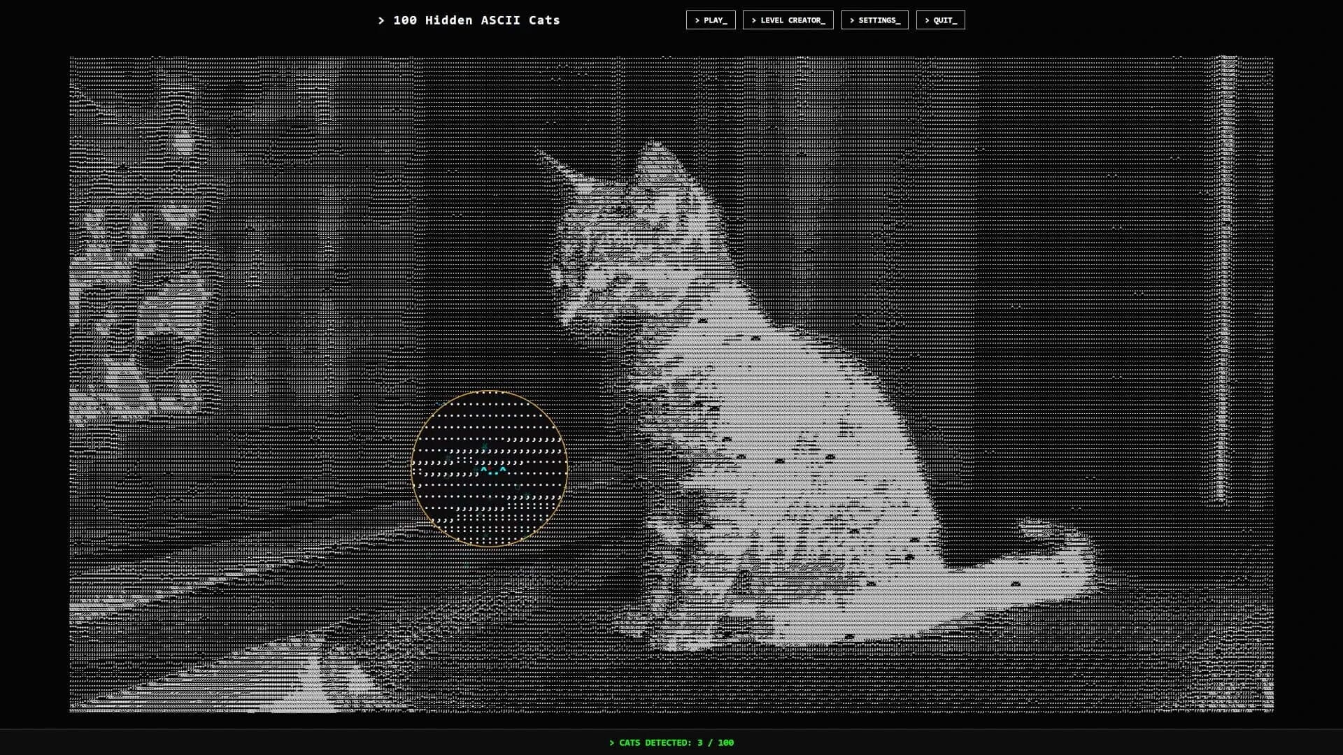 100 Hidden ASCII Cats screenshot 5