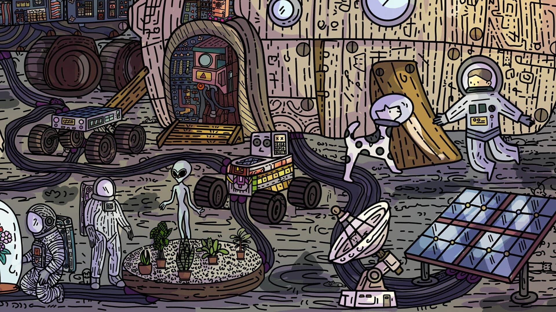 100 Moon Base Cats screenshot 3