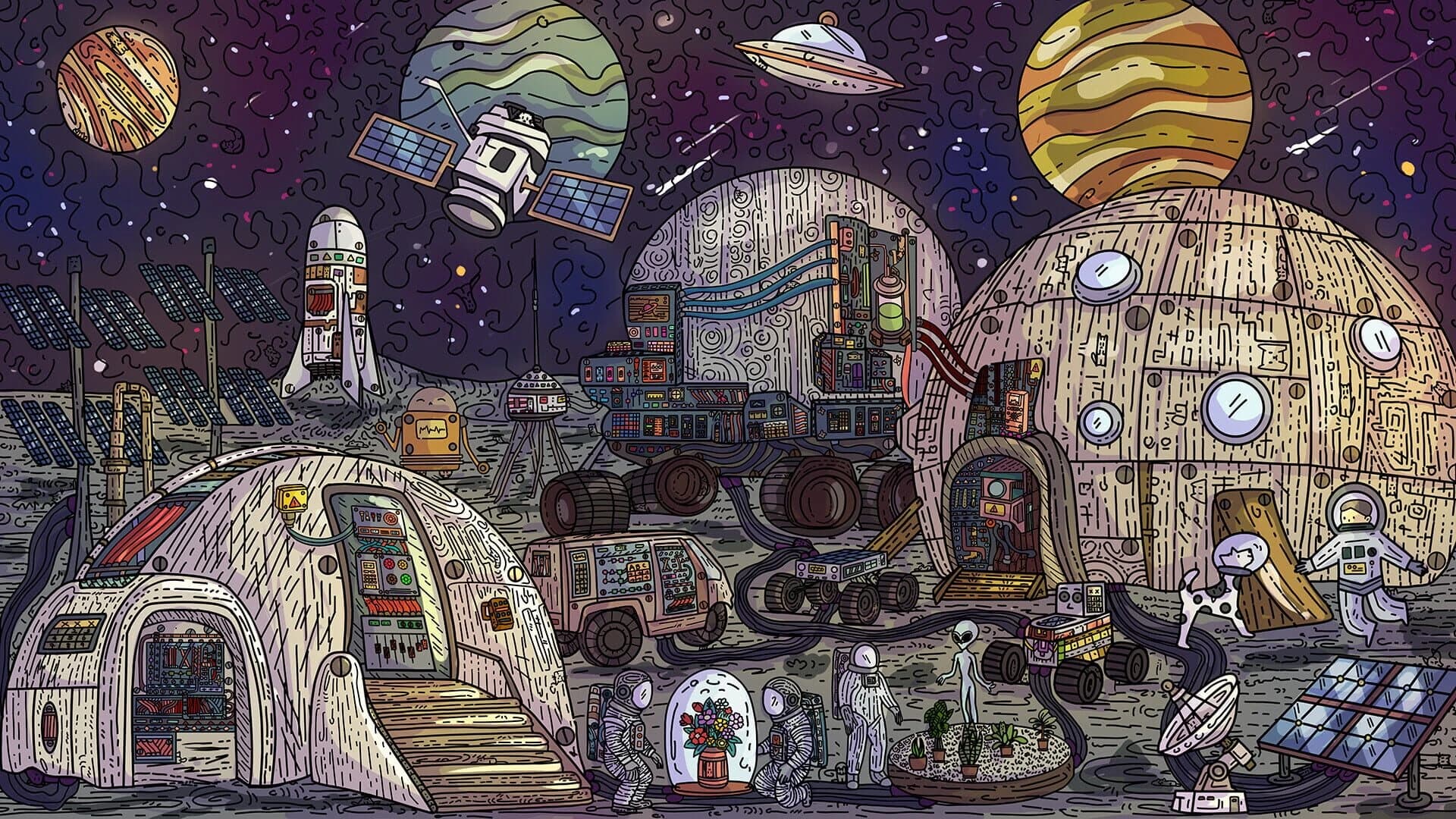 100 Moon Base Cats screenshot 5