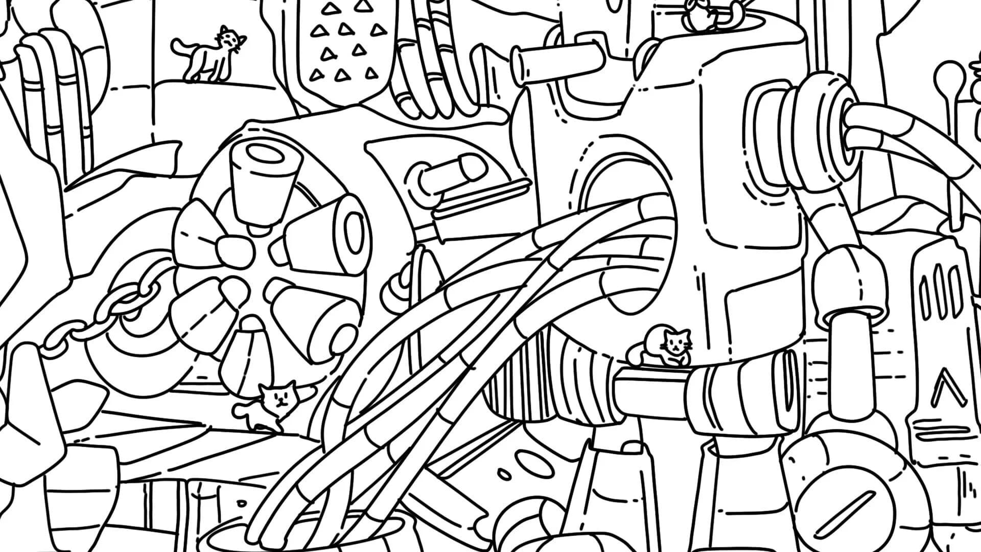 100 Robo Cats screenshot 1