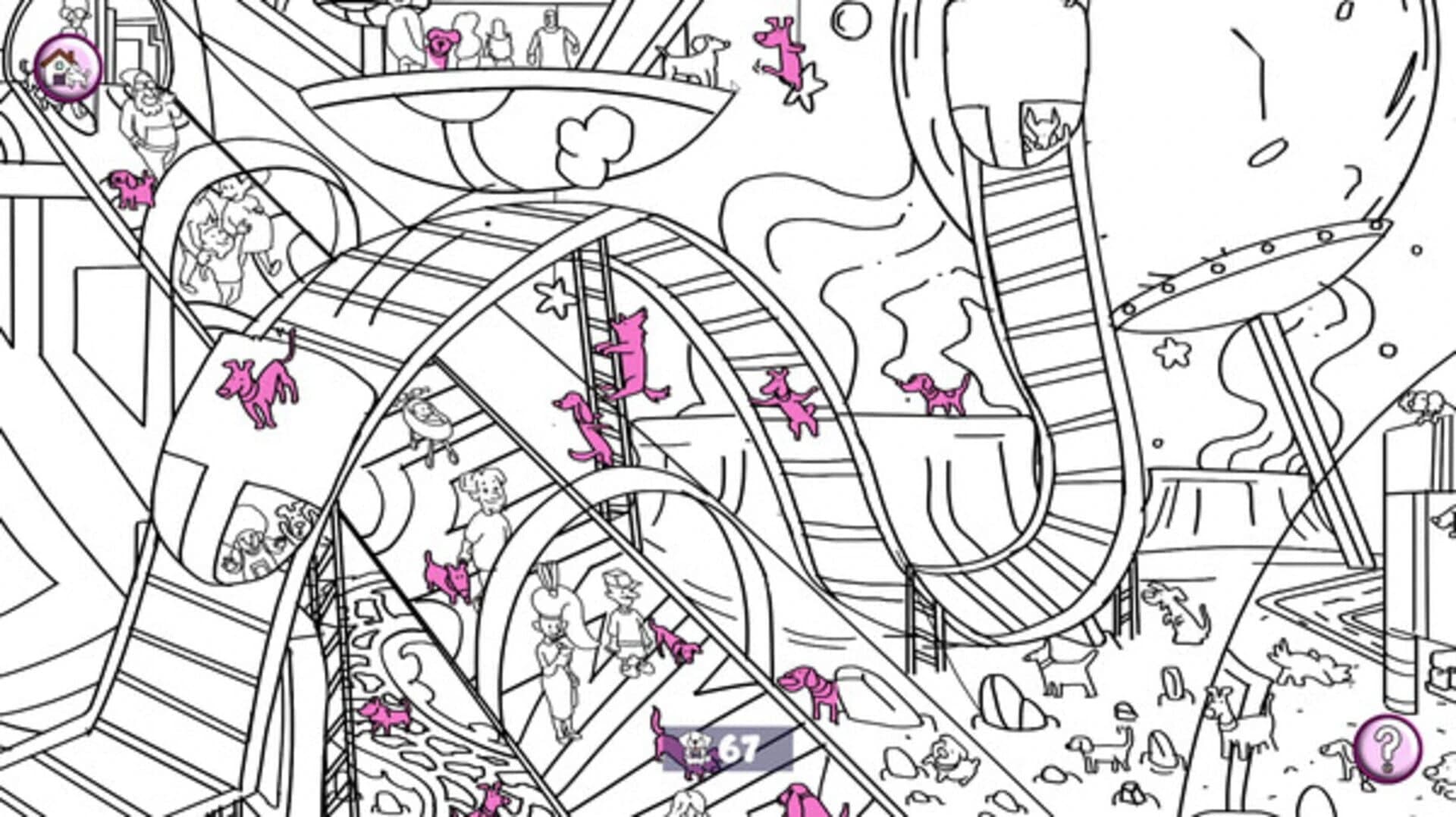 101 Cute Playland Dogs: Find & Paint screenshot 2