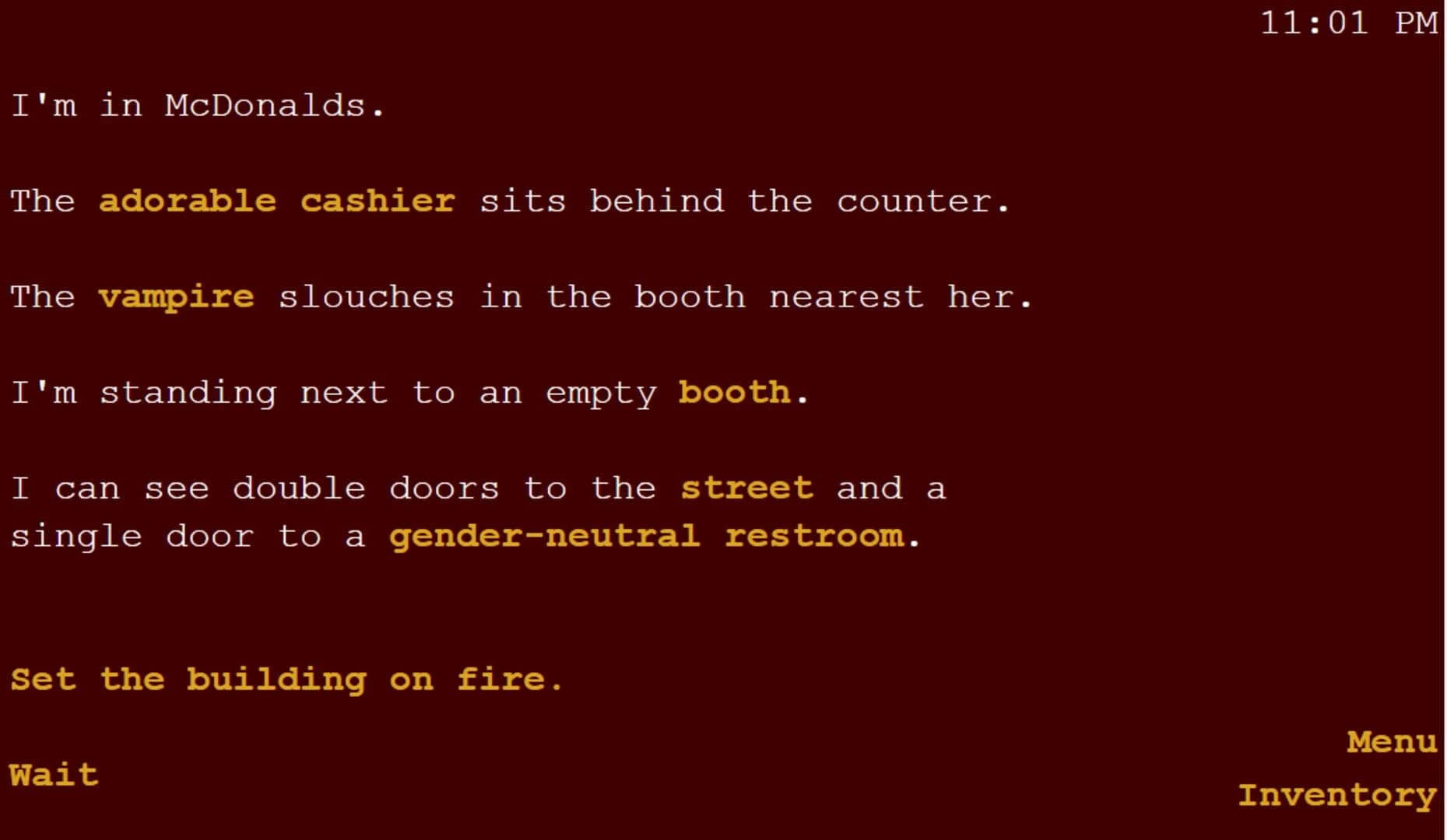 16 Ways to Kill a Vampire at McDonalds screenshot 2