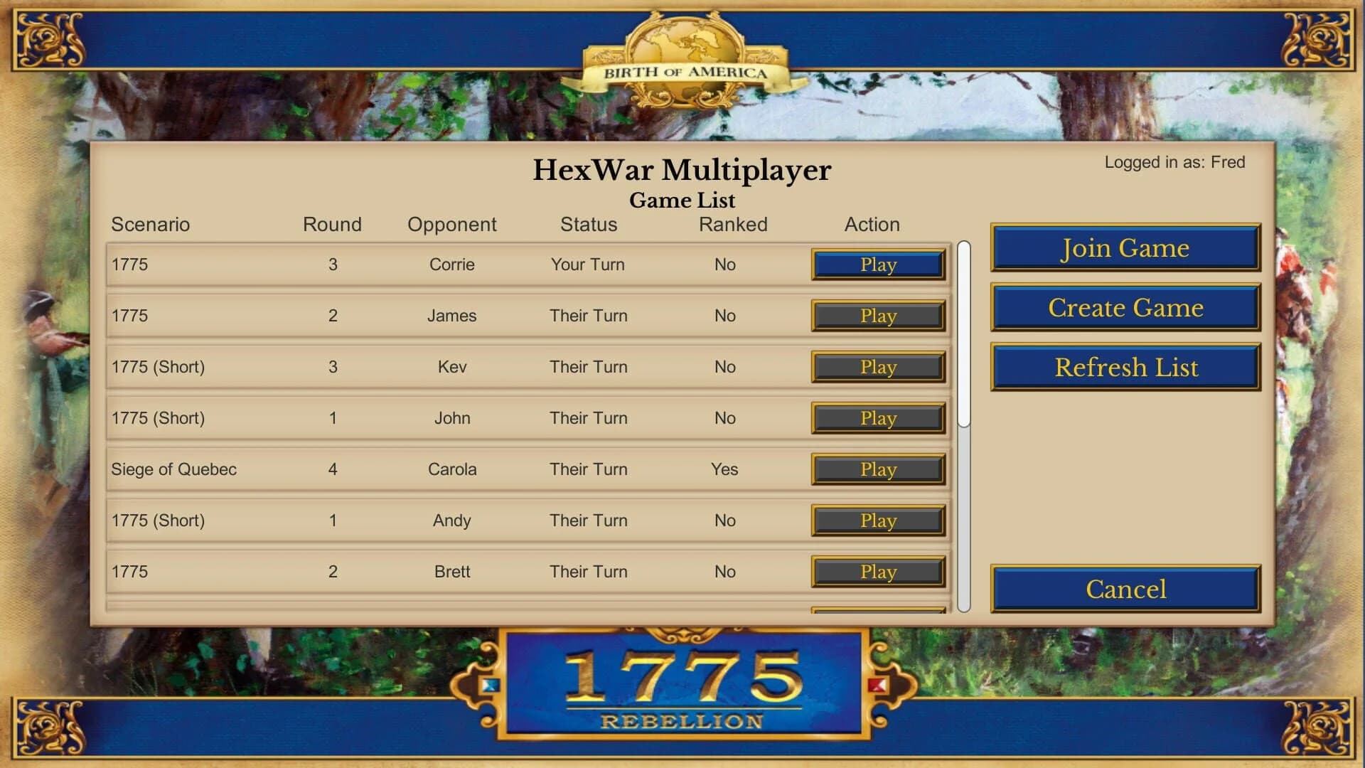 1775: Rebellion screenshot 2