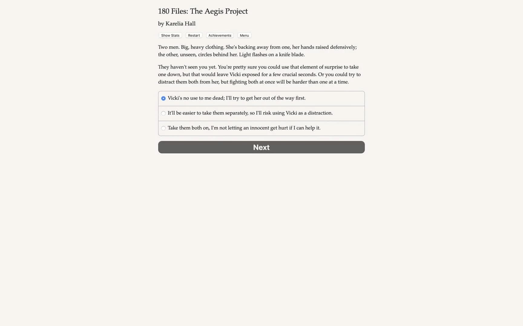 180 Files: The Aegis Project screenshot 3