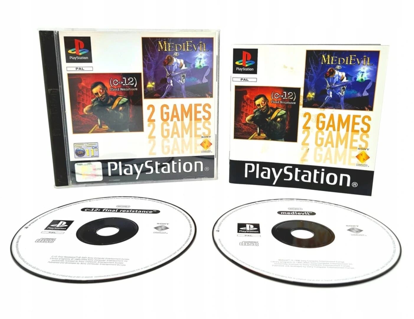 2 Games I MediEvil & C-12: Final Resistance screenshot 1