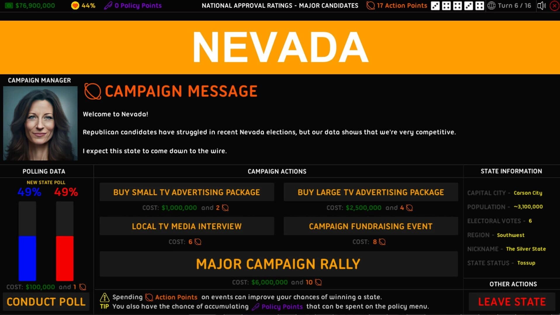 2024 U.S. Election Simulator screenshot 2