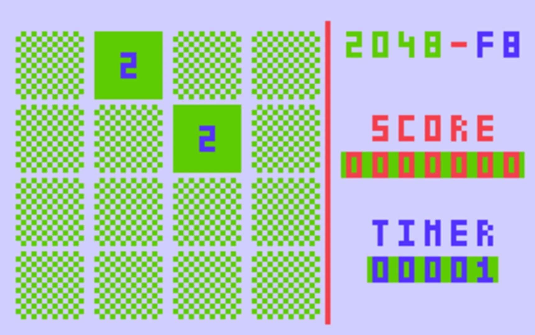 2048-F8 screenshot 2