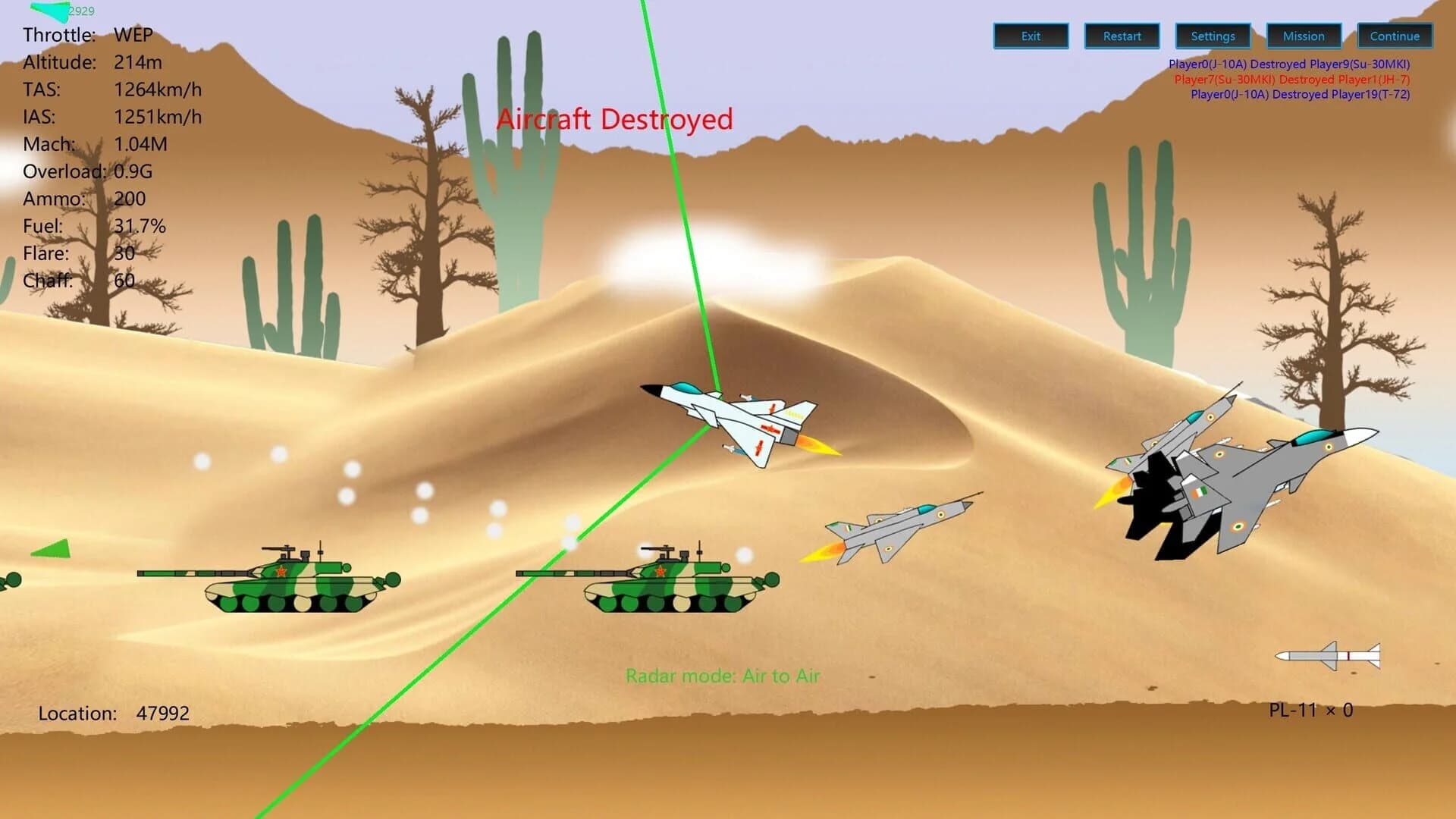 2D Dogfight screenshot 3