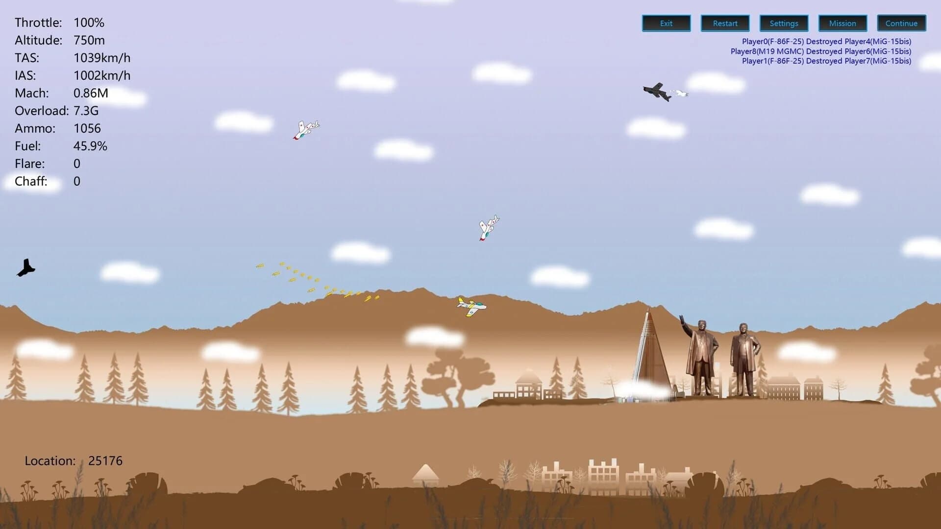 2D Dogfight screenshot 1