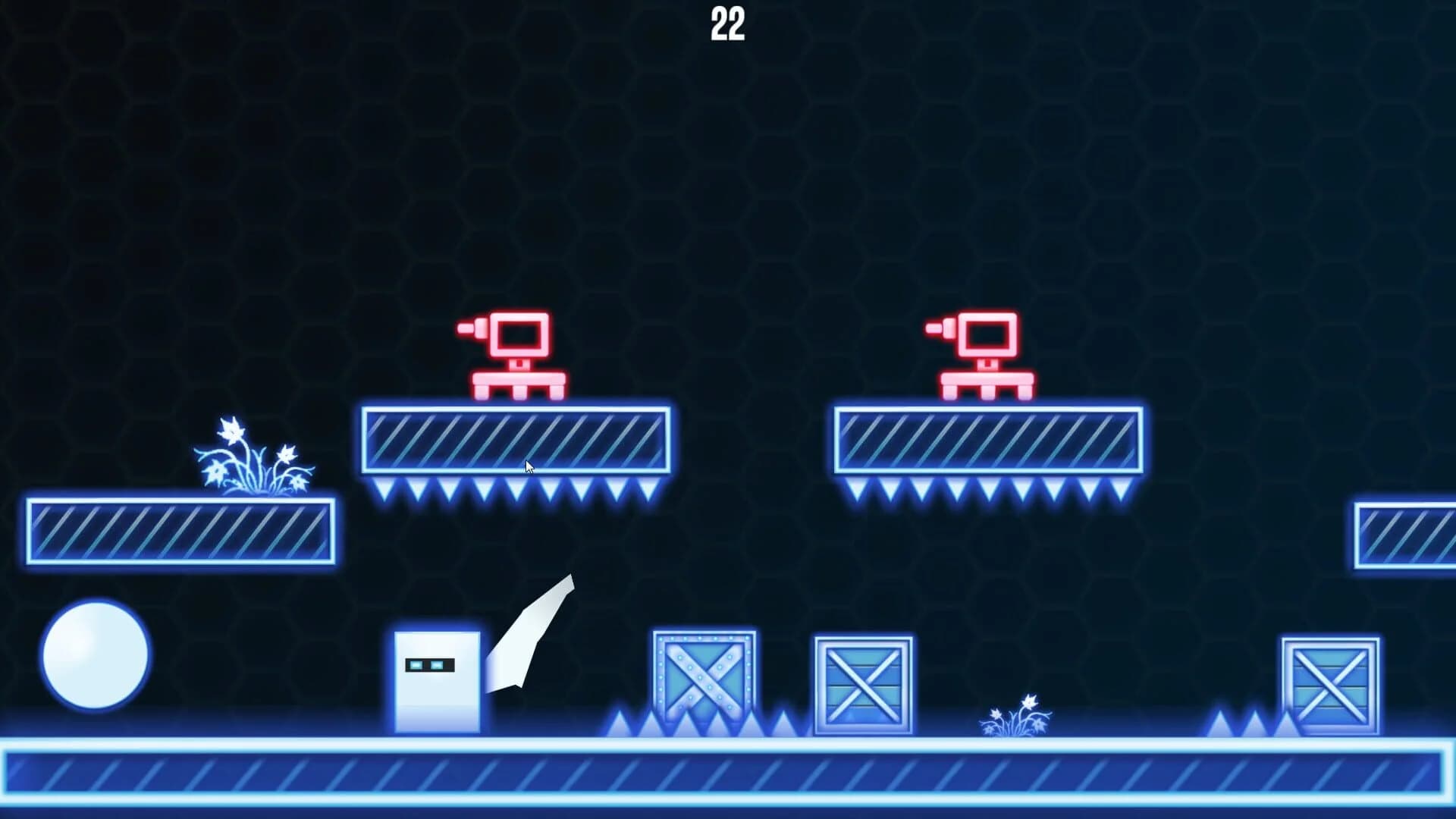 2D Neon Cube screenshot 2