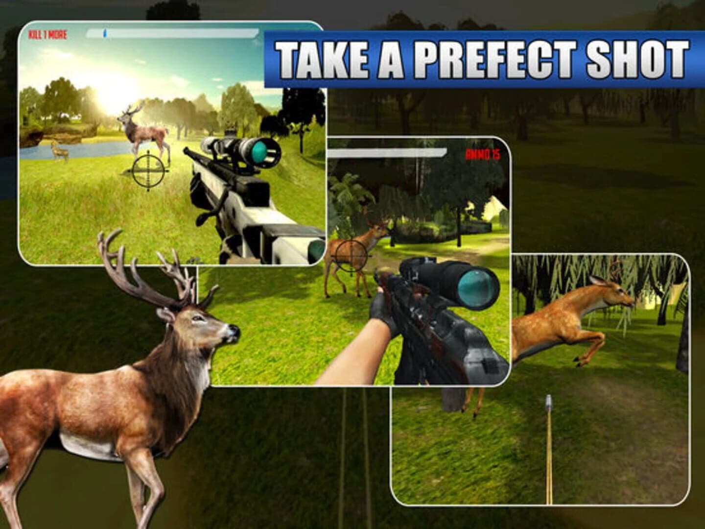 3D Deer Sniper Hunting Game 2017 screenshot 5