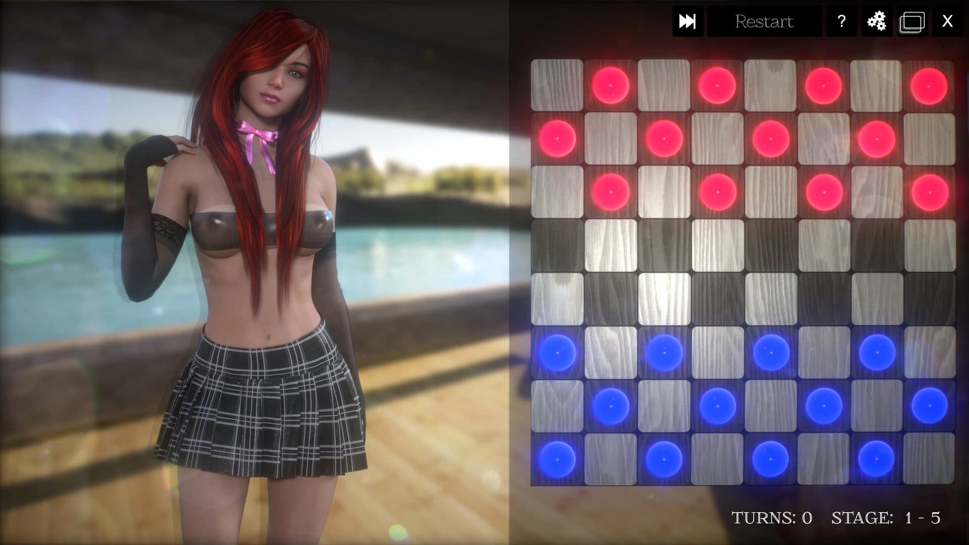 3D Hentai Checkers screenshot 7