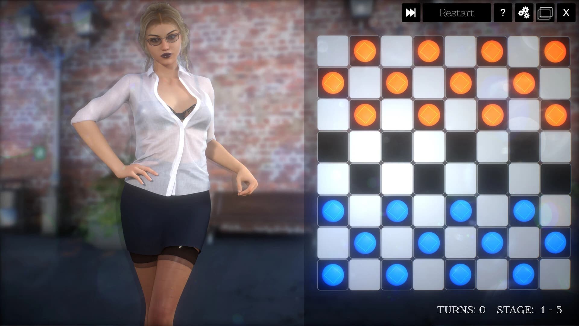 3D Hentai Checkers screenshot 3