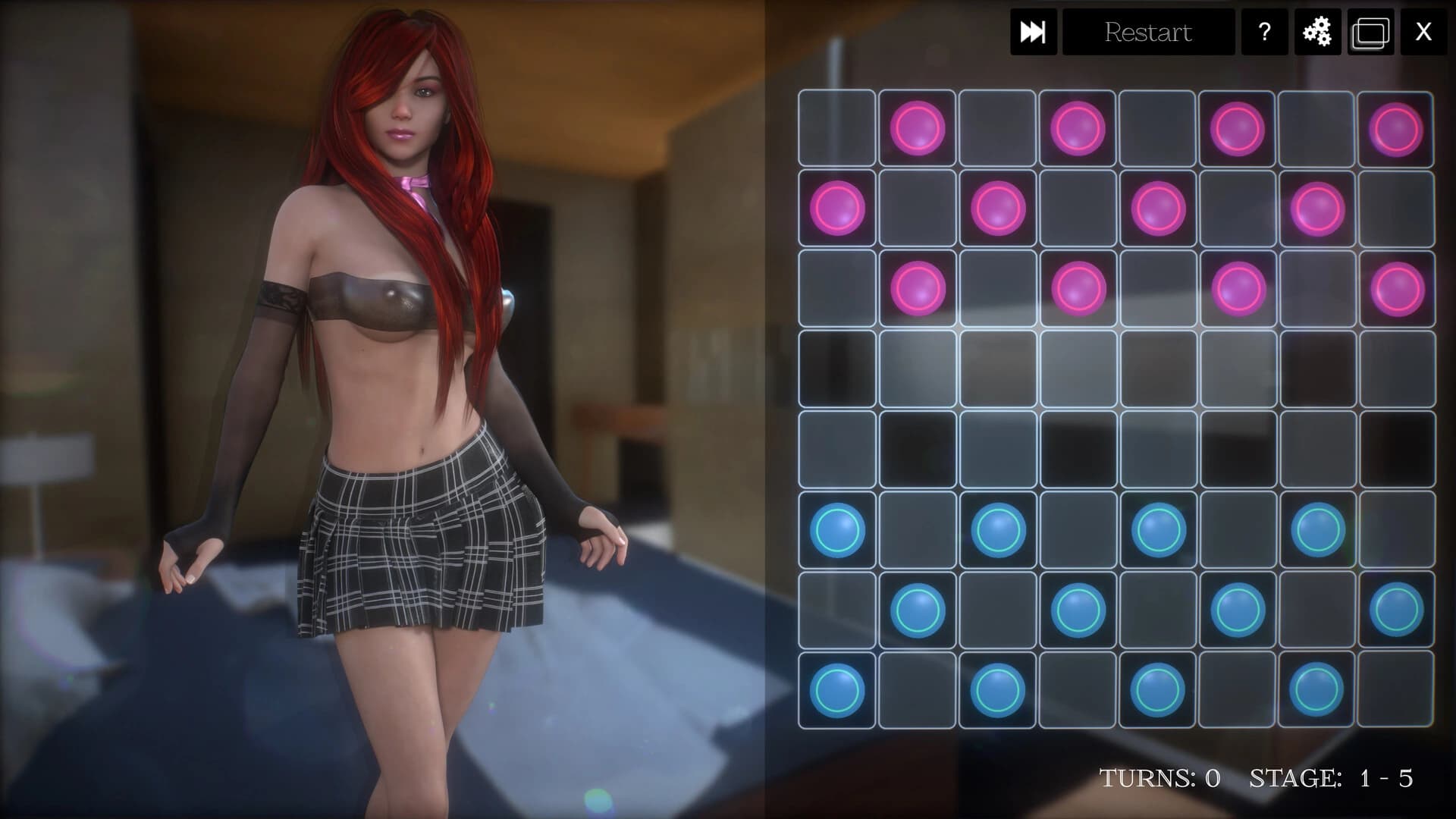 3D Hentai Checkers screenshot 5