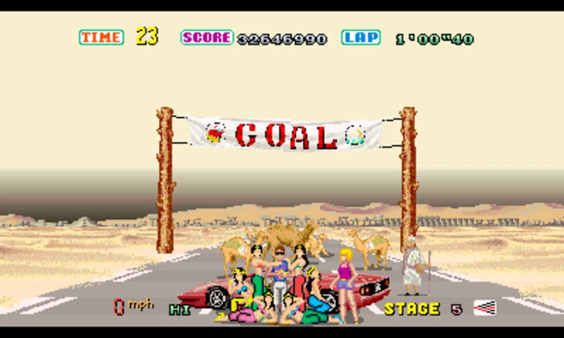 3D OutRun screenshot 2