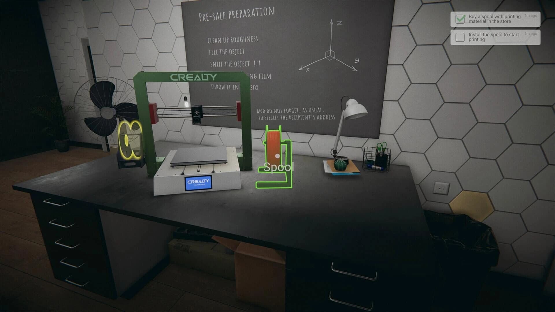 3D PrintMaster Simulator screenshot 1