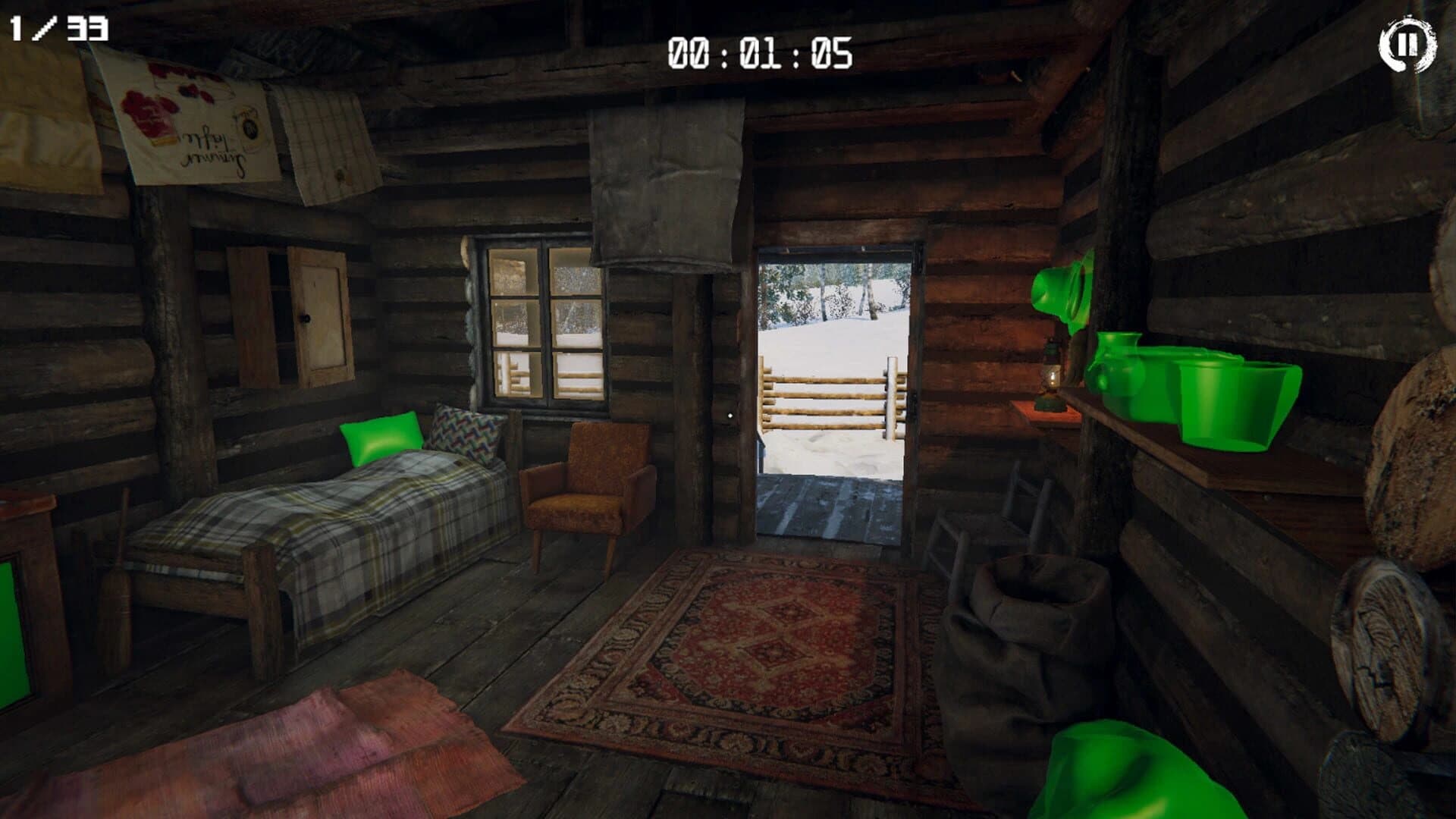 3D Puzzle: Wood House screenshot 2