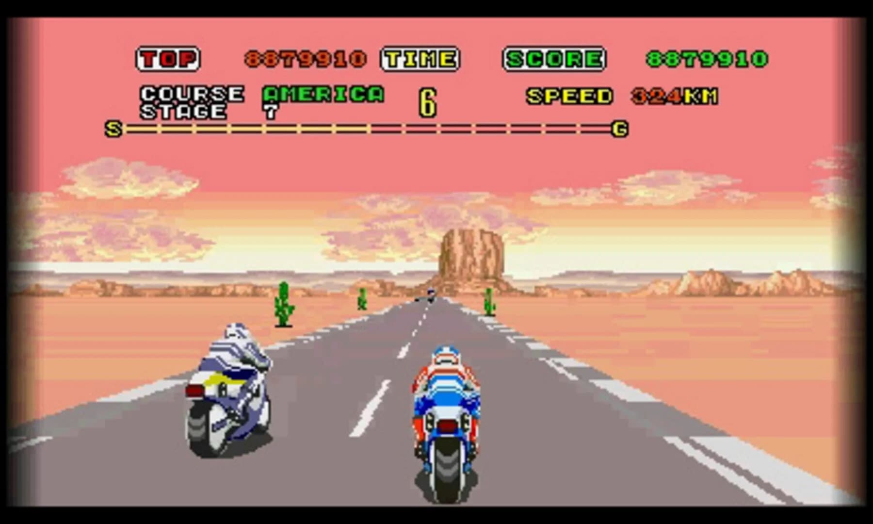 3D Super Hang-On screenshot 4