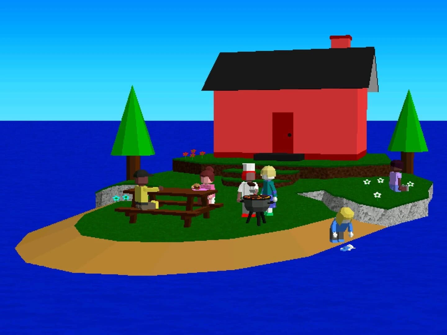 3D Workers Island screenshot 1