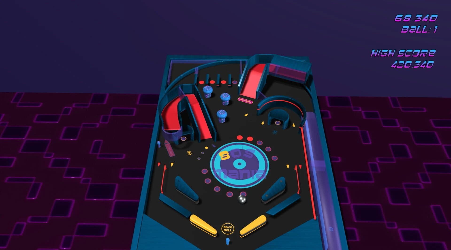 80's Mania Pinball screenshot 2