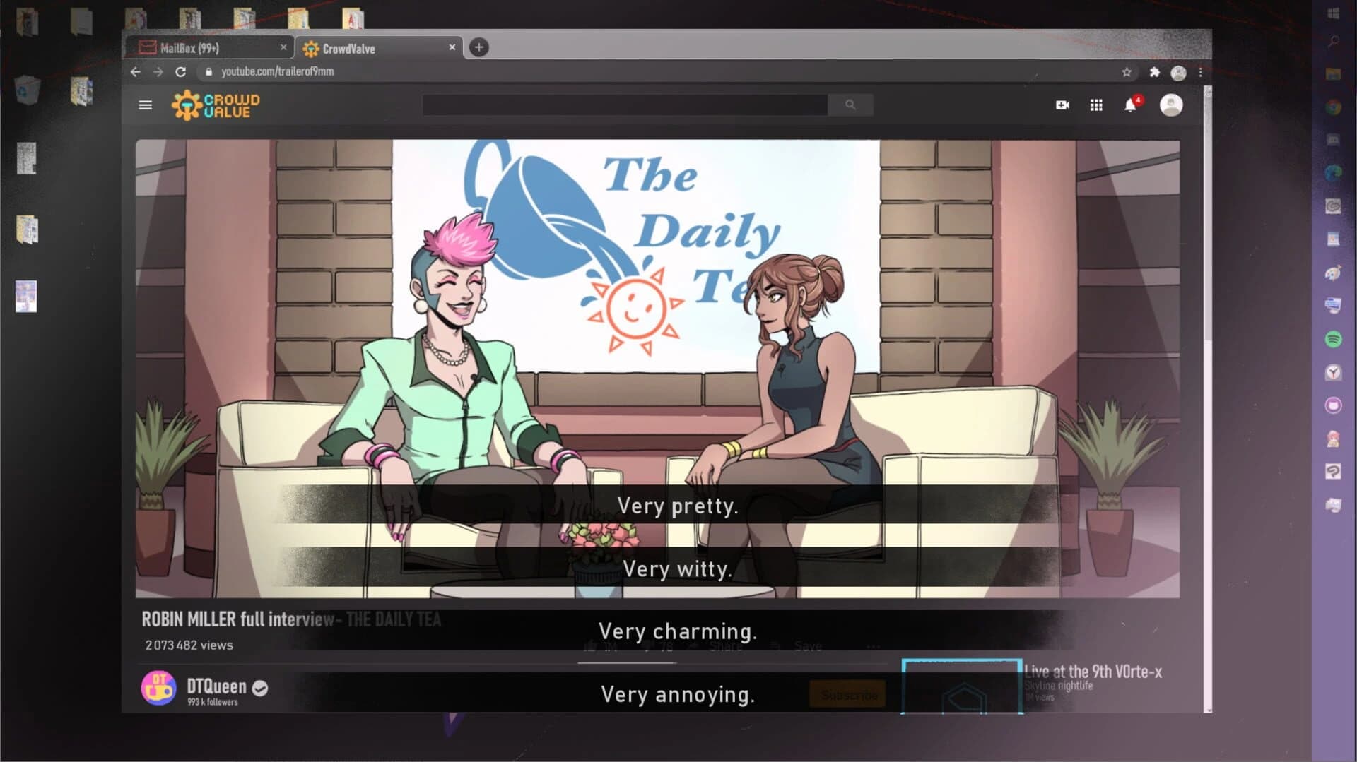 9mm Girls The Visual Novel screenshot 2