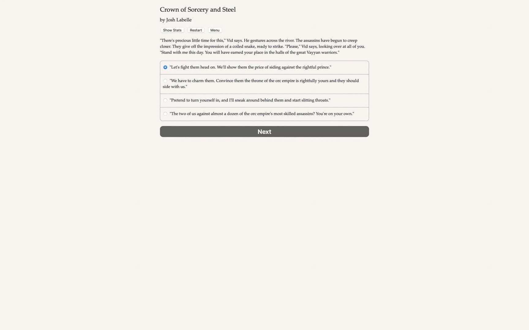 A Crown of Sorcery and Steel screenshot 2