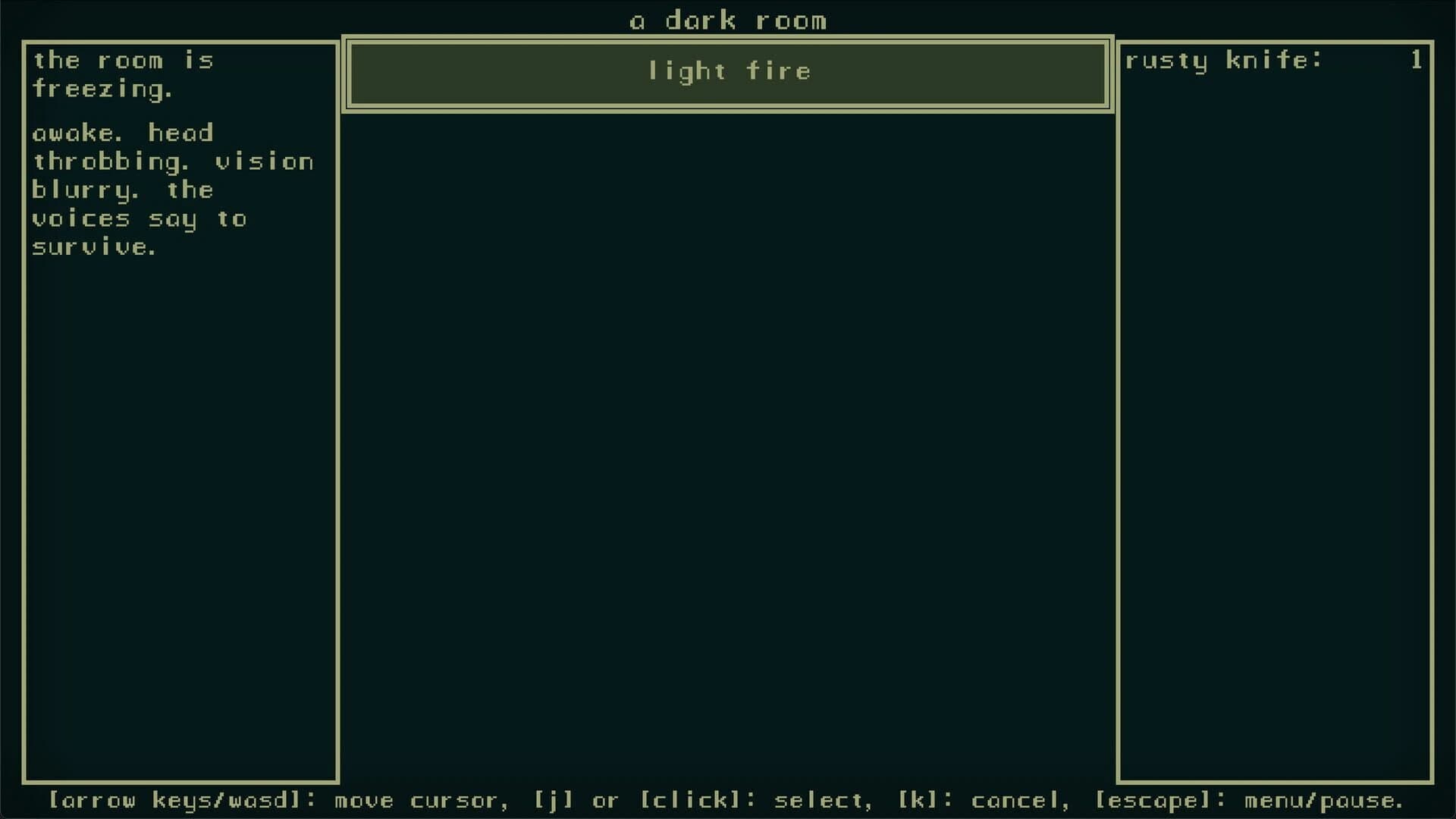 A Dark Room screenshot 2