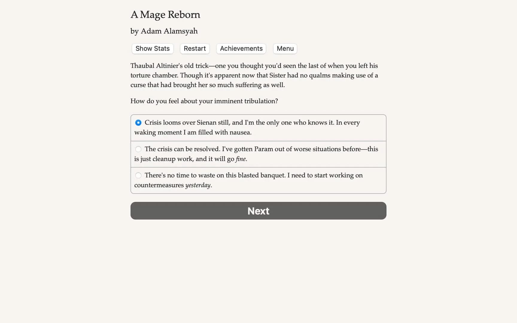 A Mage Reborn screenshot 1