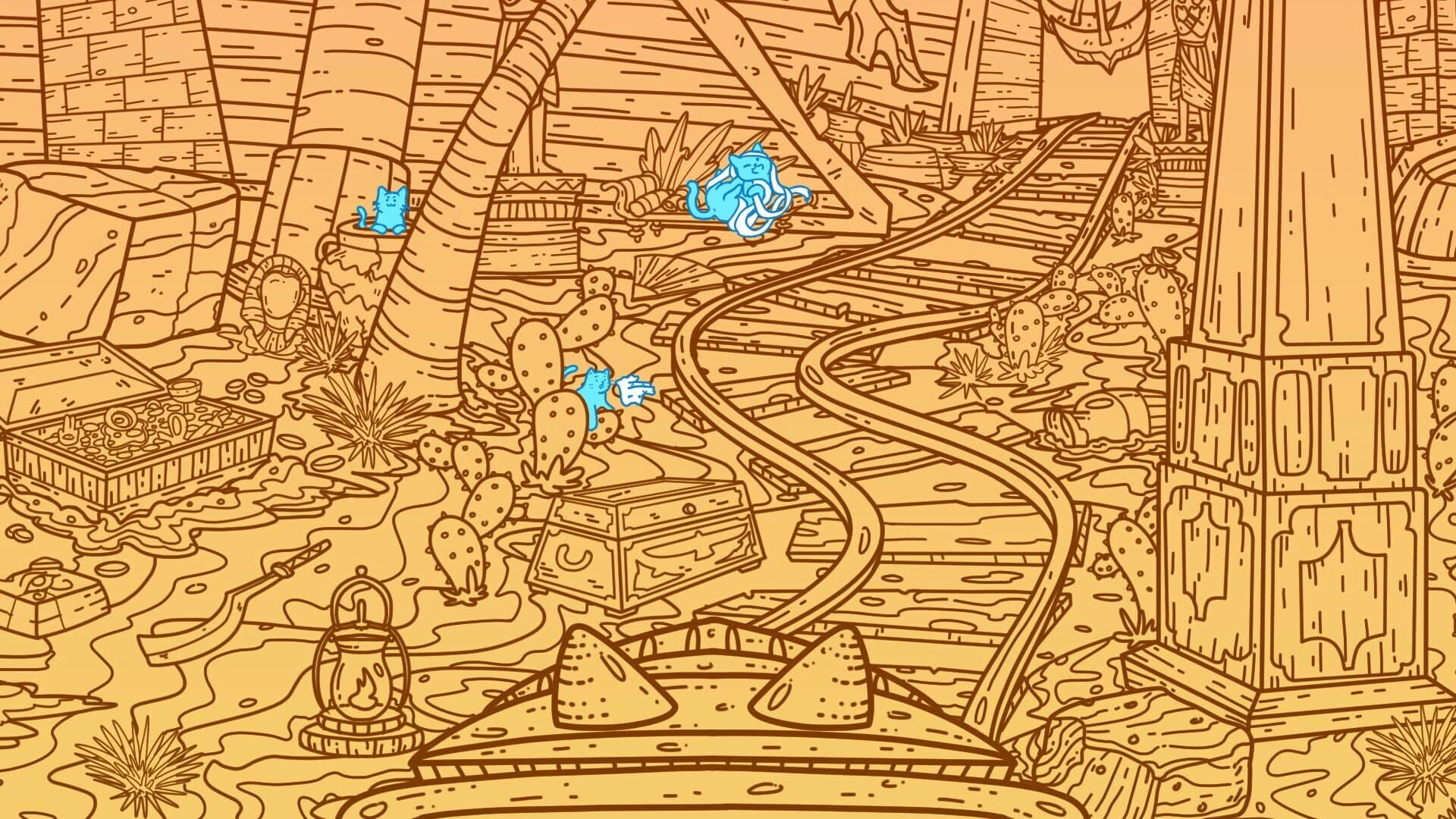 A Park Full of Cats: Haunted Ride screenshot 2