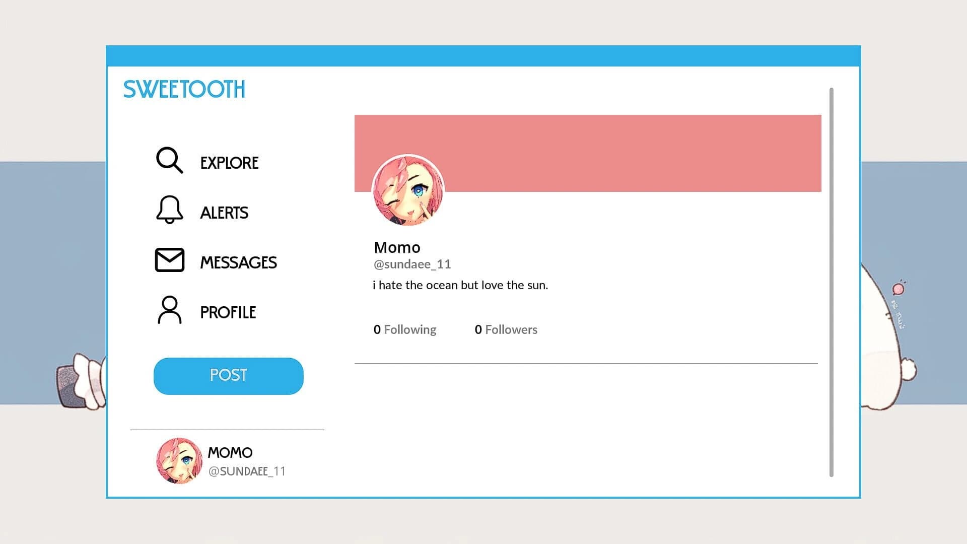 A Social Platform screenshot 1