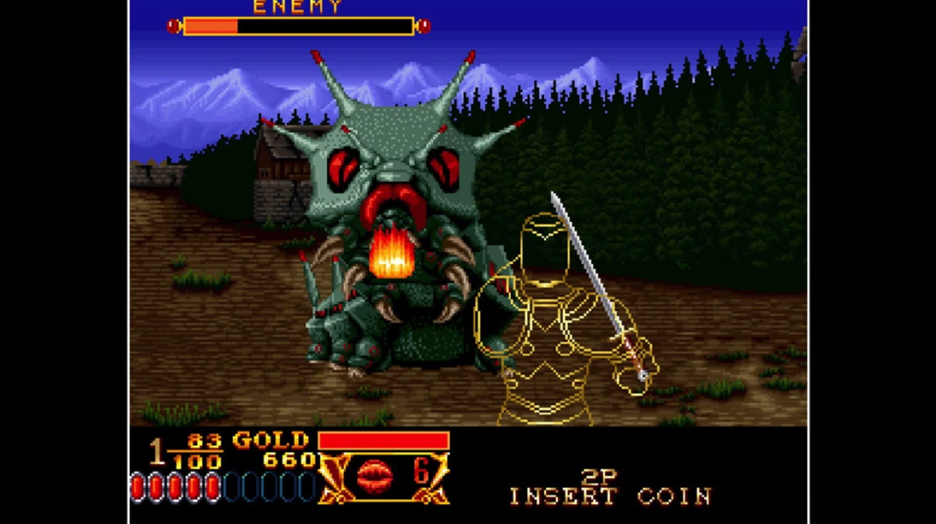 ACA Neo Geo: Crossed Swords screenshot 2