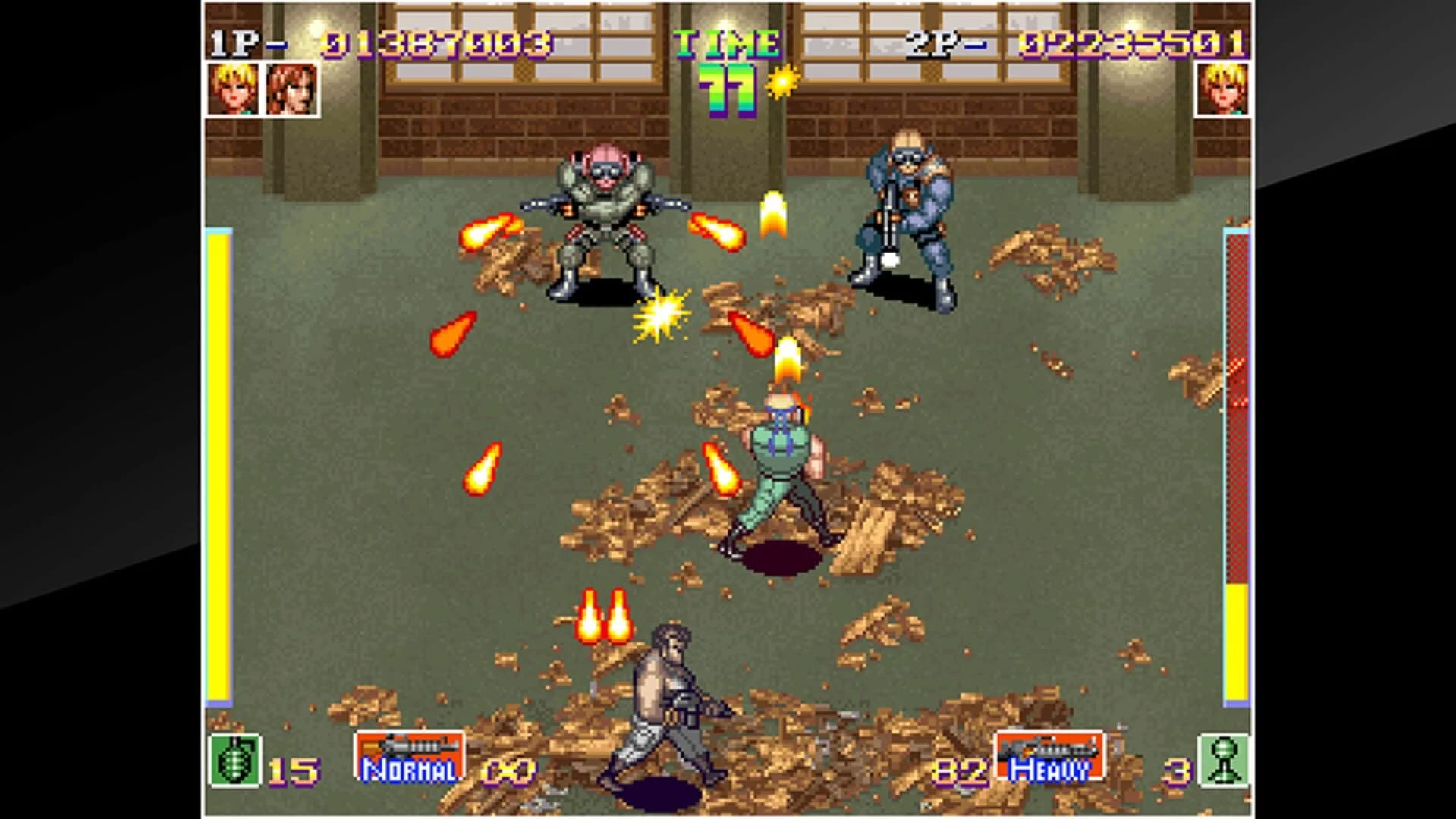 ACA Neo Geo: Shock Troopers screenshot 2