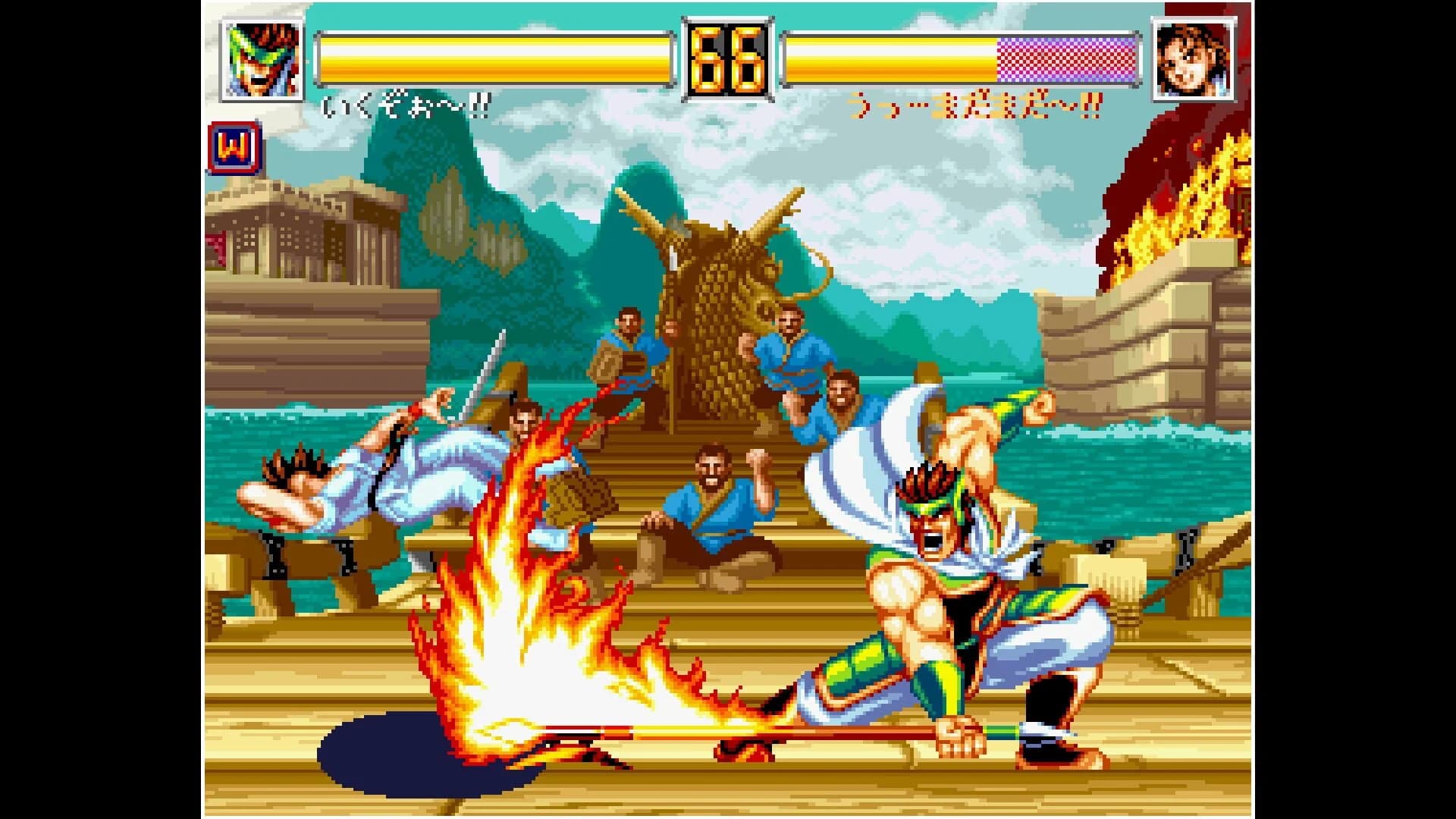 ACA Neo Geo: World Heroes 2 Jet screenshot 1