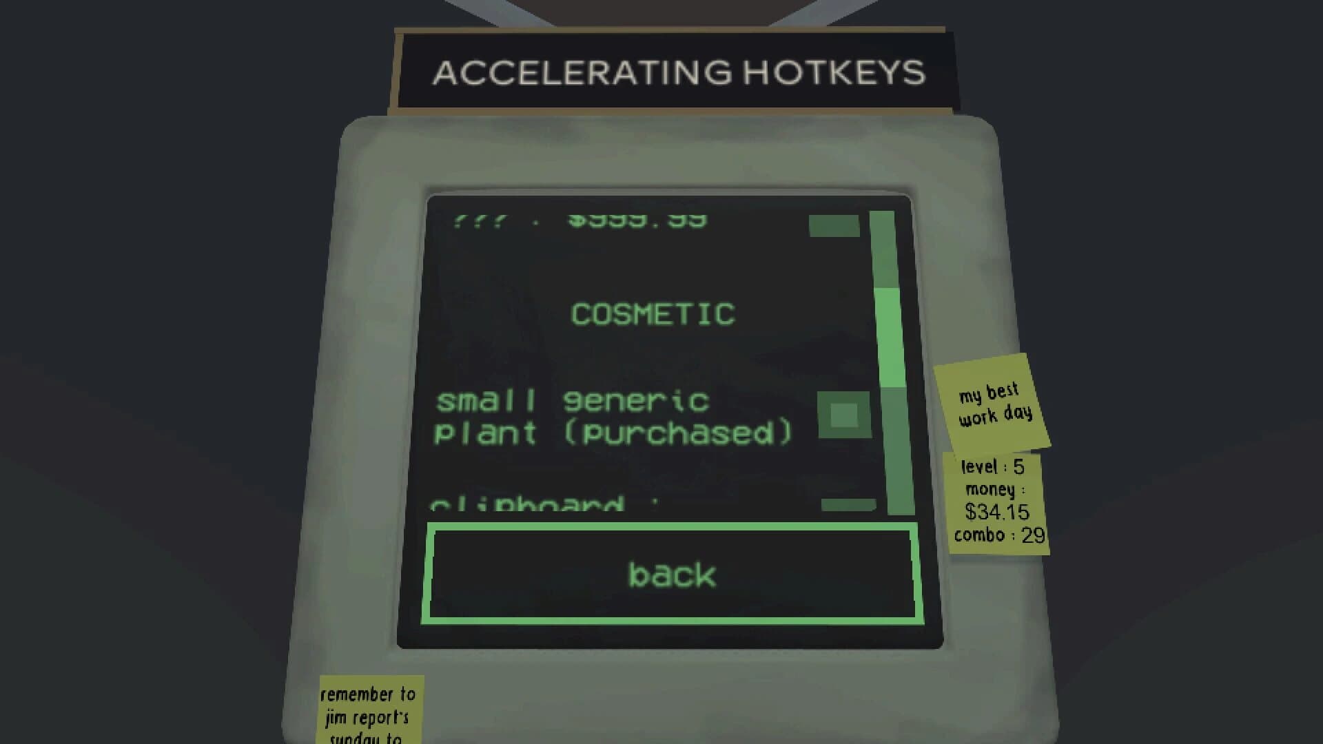 Accelerating Hotkeys screenshot 2