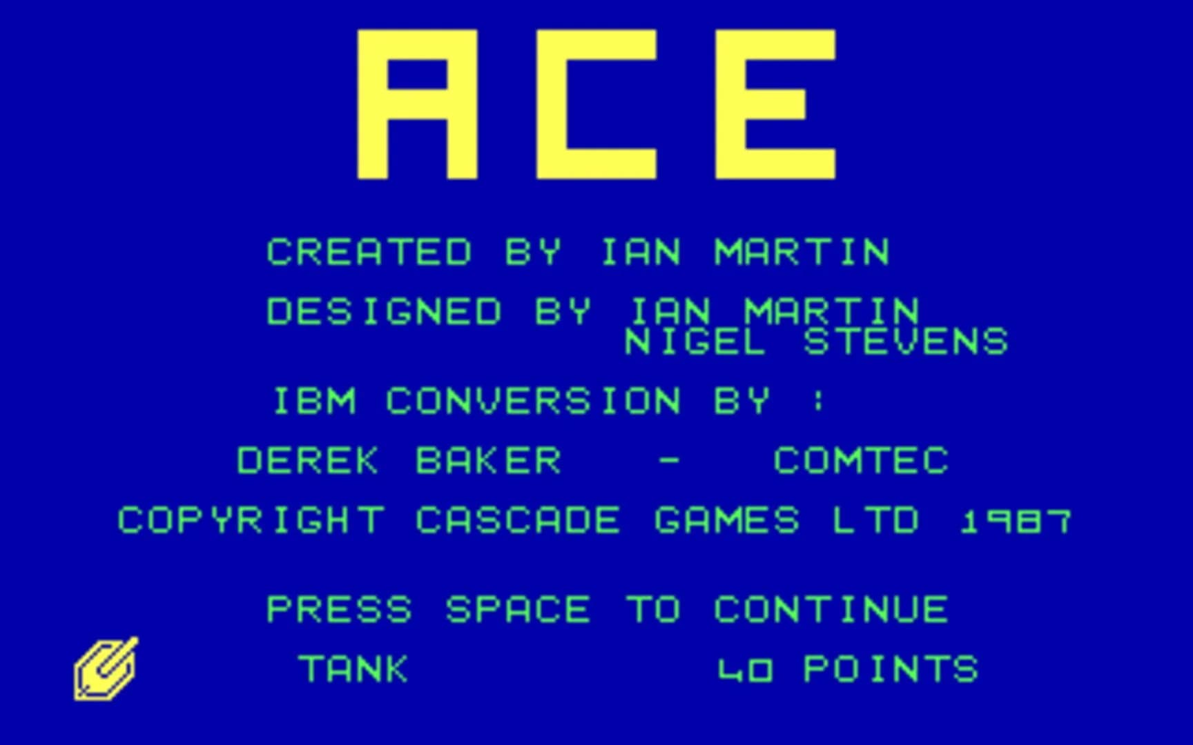 ACE screenshot 1
