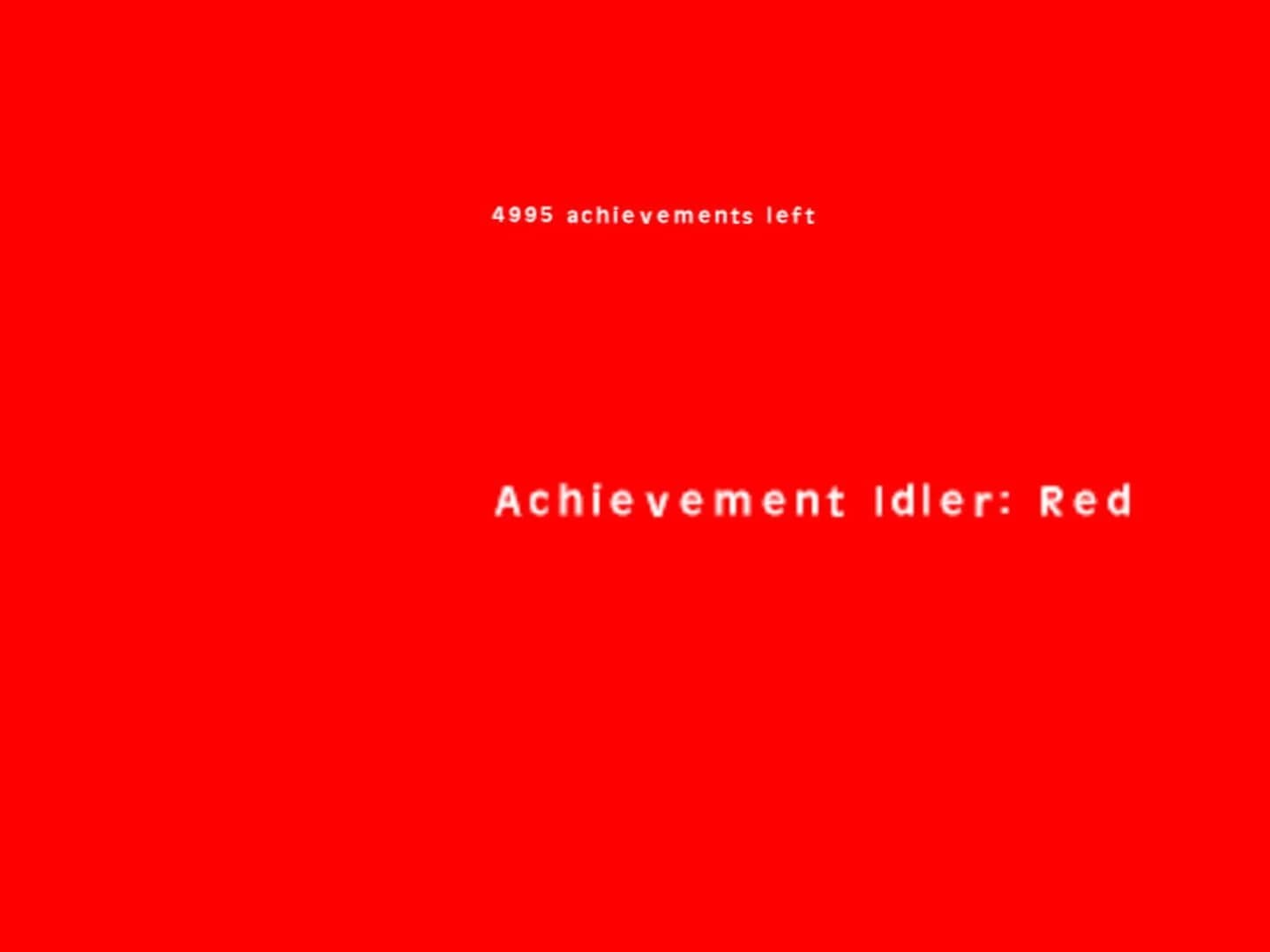 Achievement Idler: Red screenshot 1