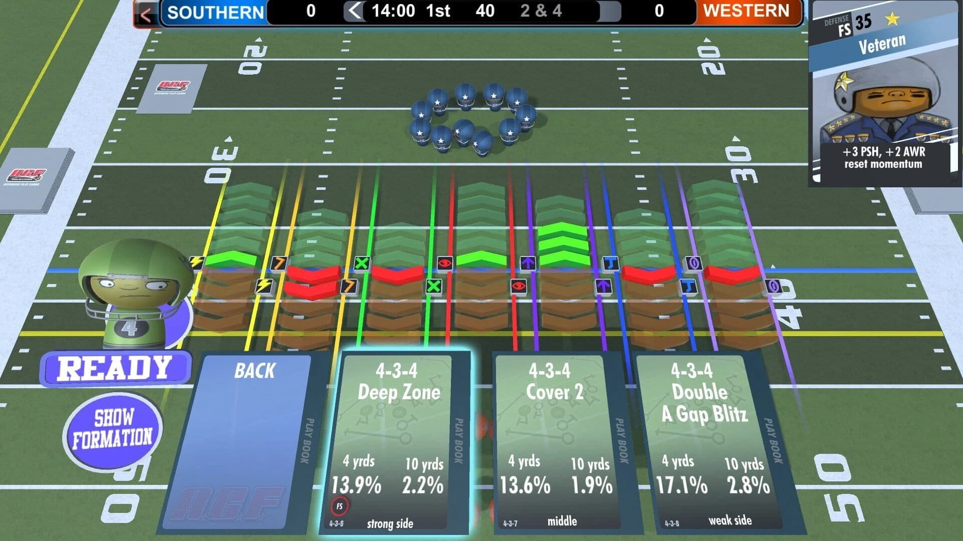 Action Card Football screenshot 2