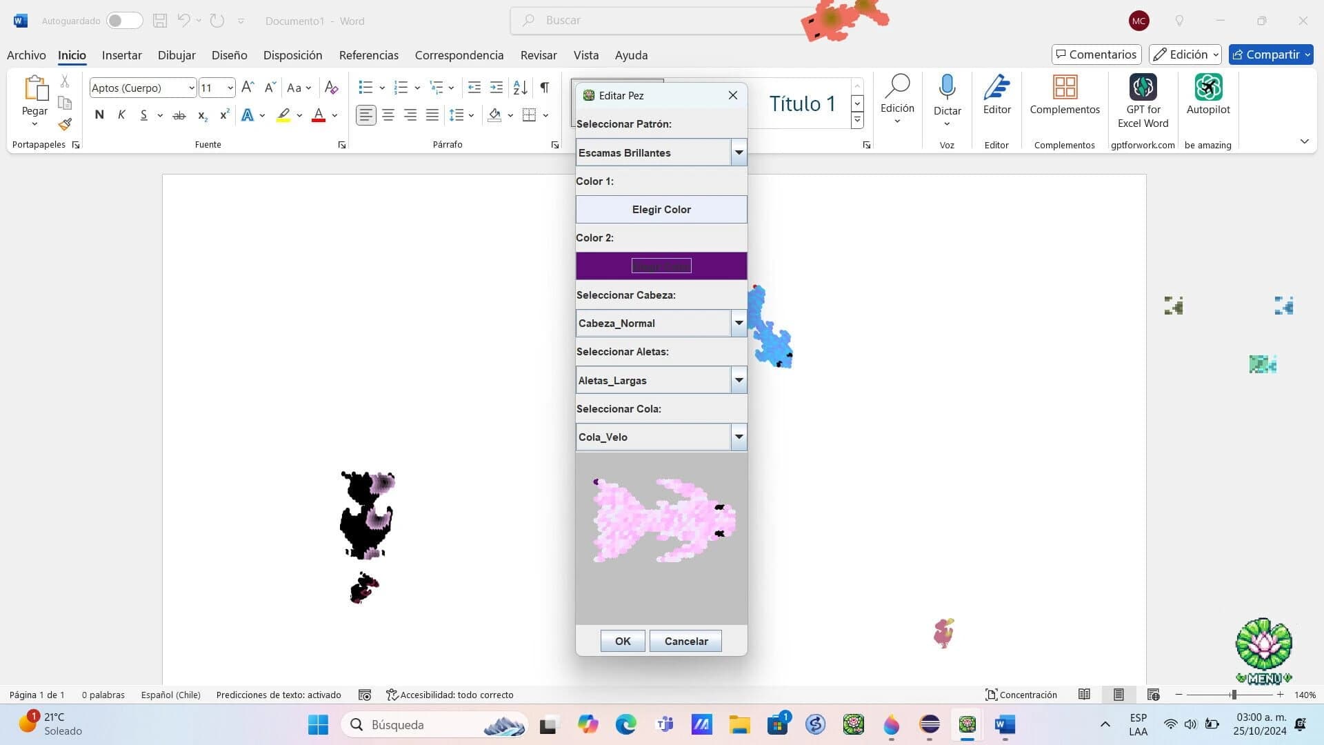 Acuaria Pet Desktop screenshot 1