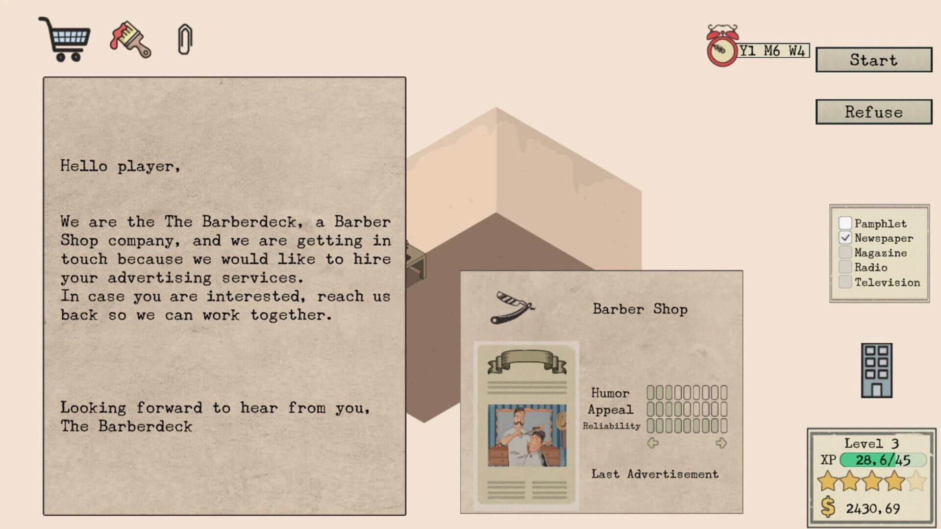 Ad Agency Tycoon screenshot 1