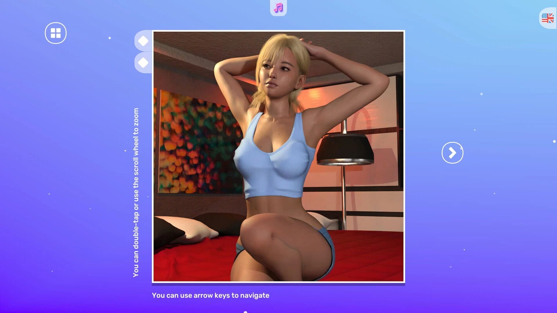 Adult Puzzle: My Cute Neighbor Serene screenshot 2