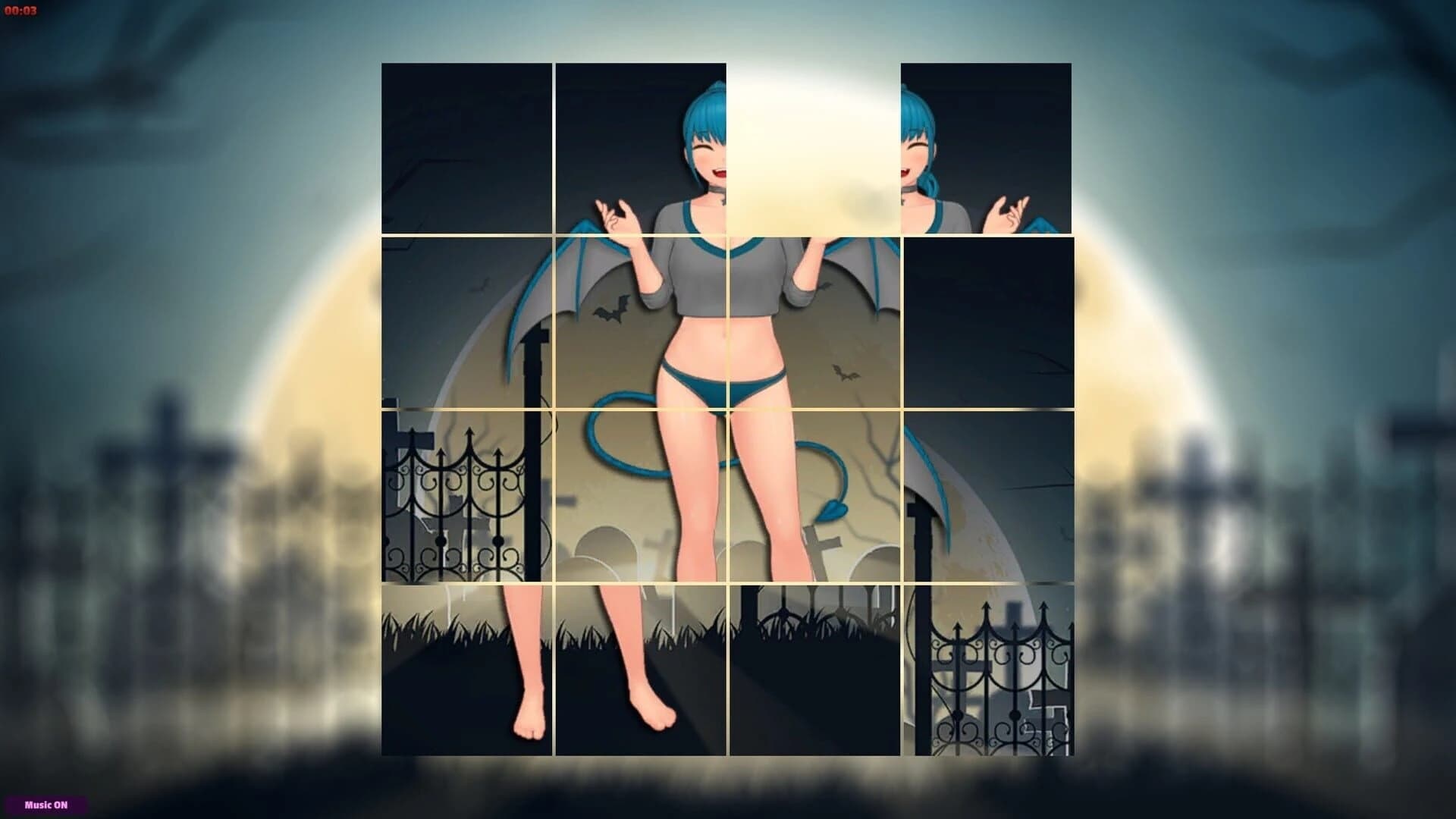 Adult Puzzles: Hentai Halloween screenshot 2