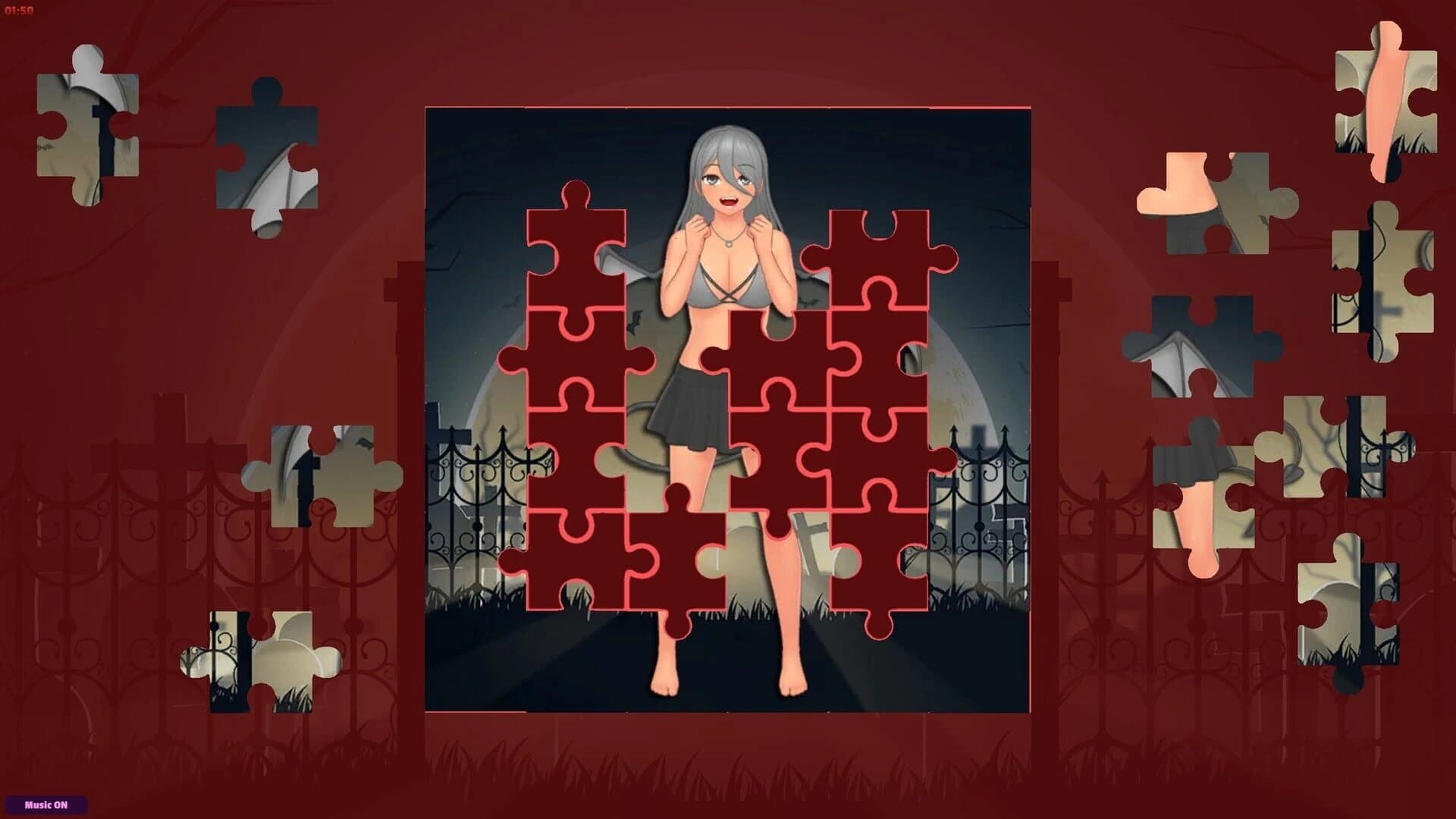 Adult Puzzles: Hentai Halloween screenshot 5