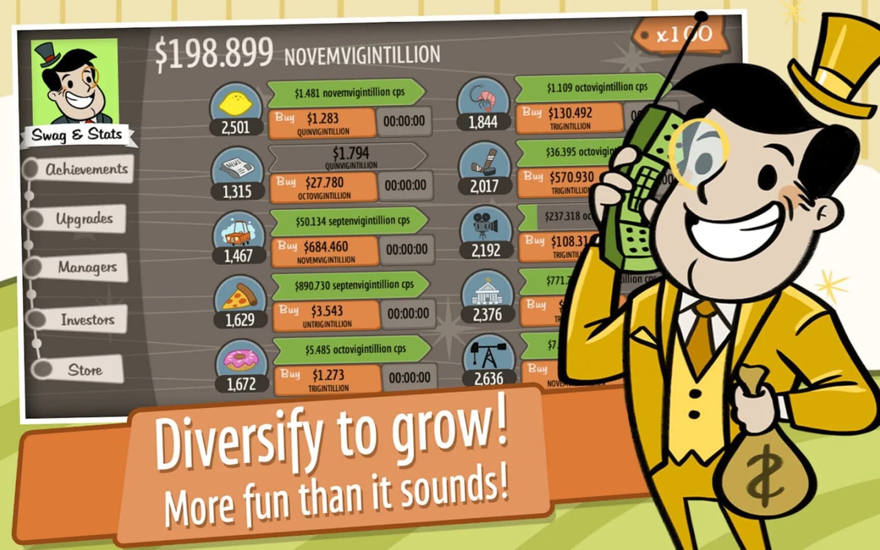 AdVenture Capitalist screenshot 3