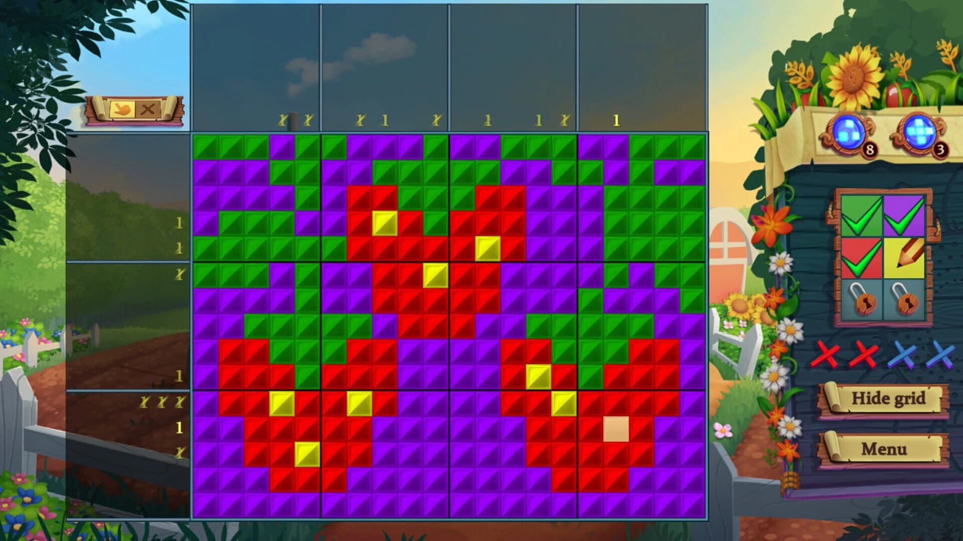 Adventure Mosaics: Granny's Farm screenshot 4