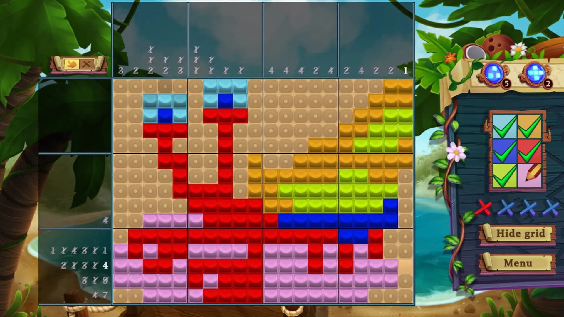 Adventure Mosaics: Lost Expedition screenshot 1