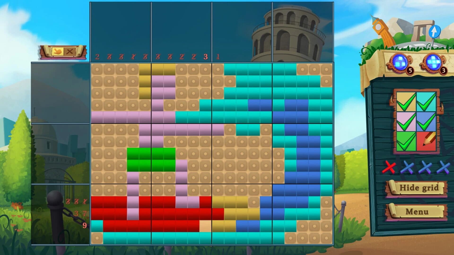 Adventure Mosaics: Moto-Trip screenshot 2