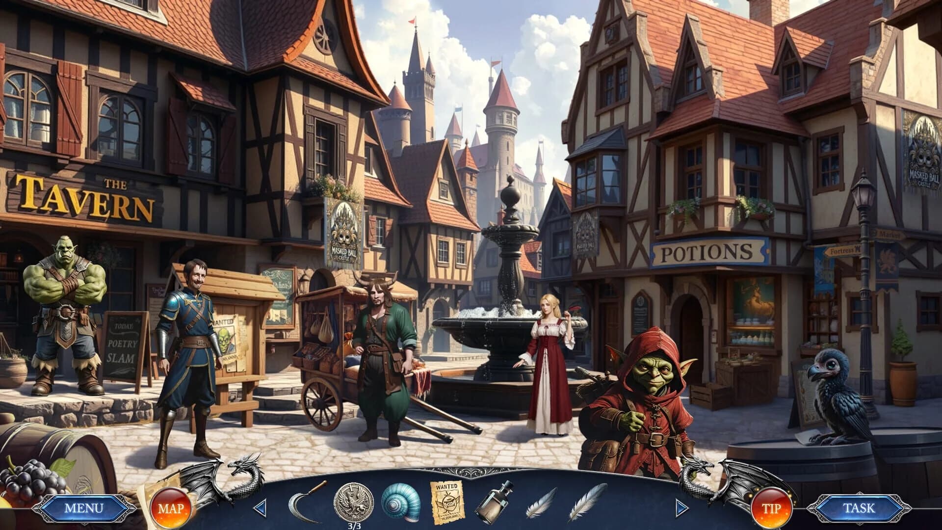 Adventures & Quests: The Black Crystal screenshot 1