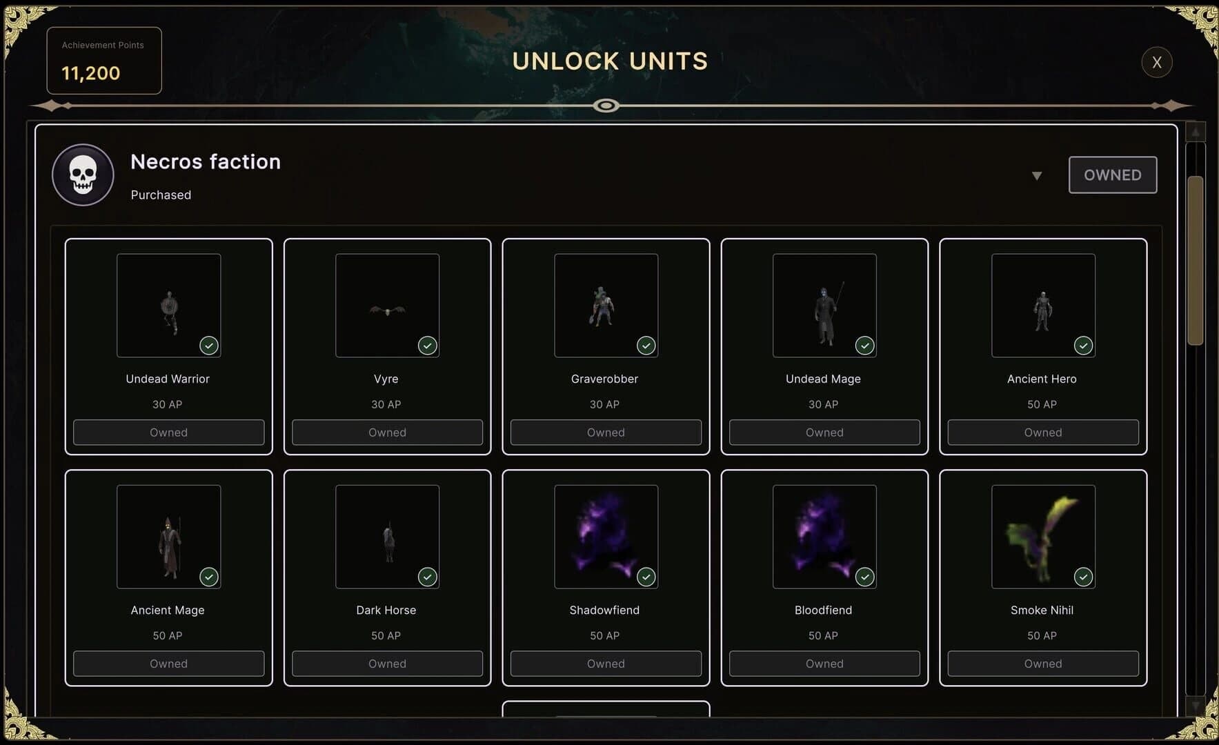 Age of Gods: Necros Faction screenshot 1