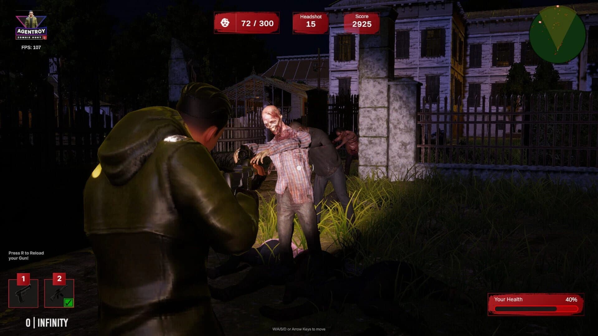 Agent Roy: Zombie Hunt screenshot 1